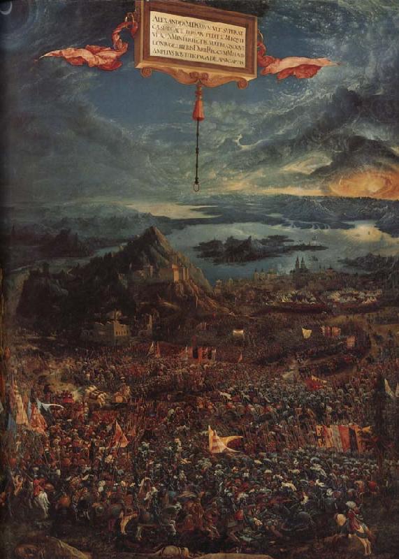 Albrecht Altdorfer The Battle of Issus china oil painting image
